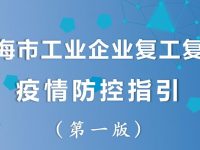 上海工業企業復工復產指引發布：一日兩測，被“雙否決”企業堅決不能復工復產